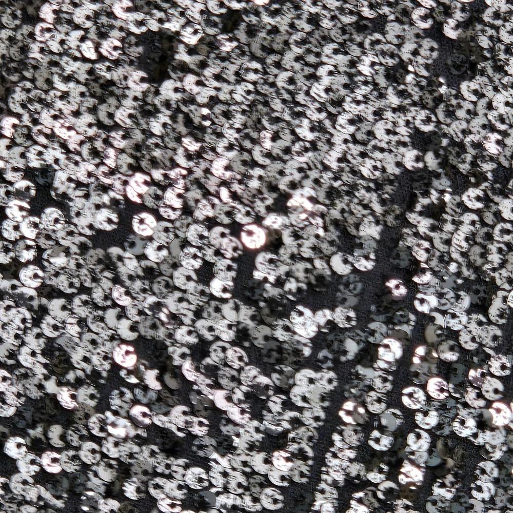 Abercrombie & Fitch NWT Silver Sequin Short Sleeve Keyhole Top XS NEW $68 - Picture 3 of 11